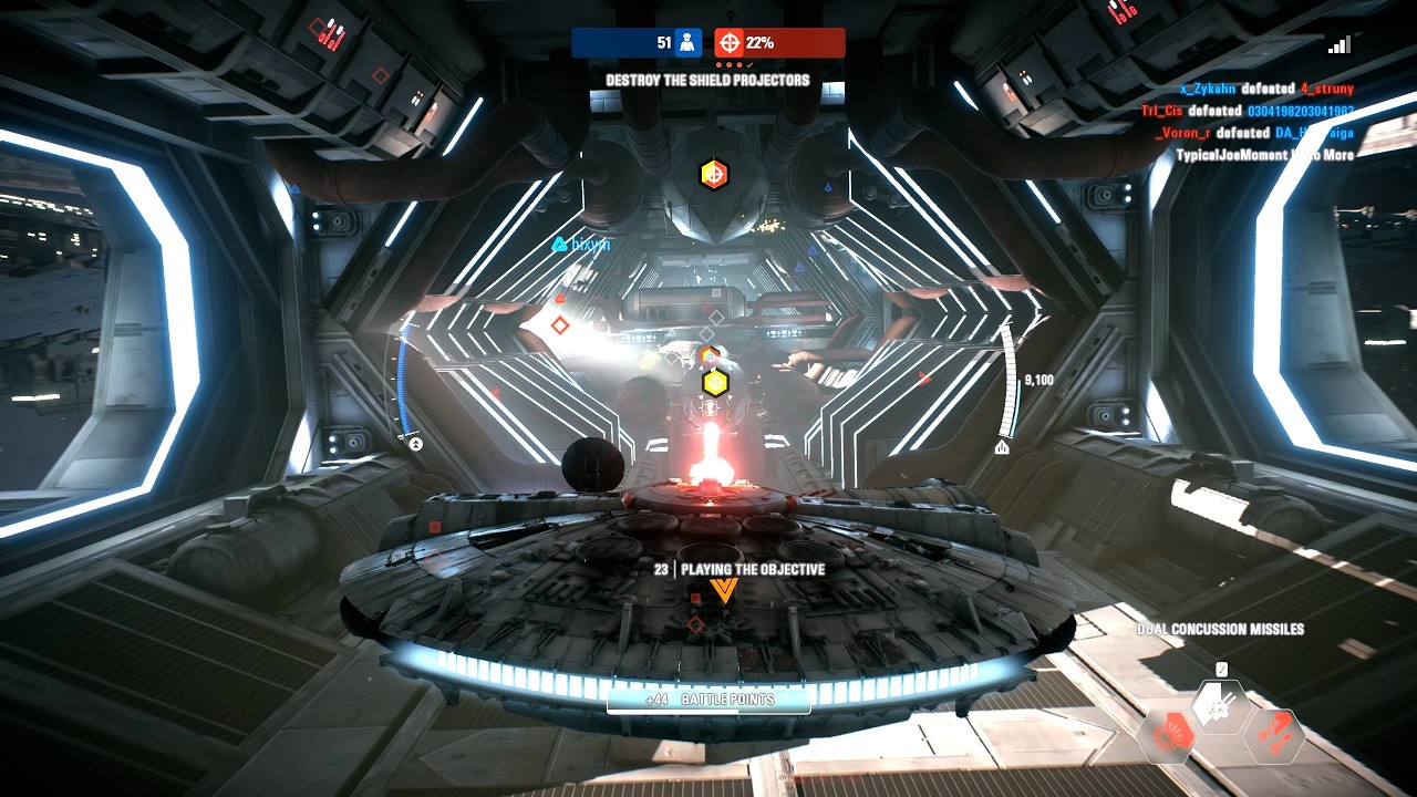 Starfighter Assault Gameplay - Fondor (Rebellion) Star Wars Battlefront II