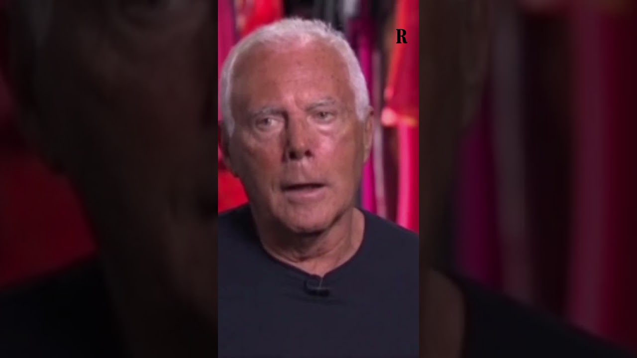 Quando Armani raccontava il suo rapporto con la tecnologia: 