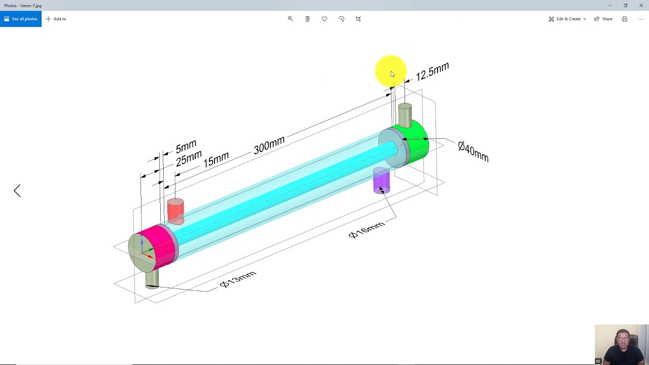 How to put dimensions in 3D in ANSYS Spaceclaim | Part 8