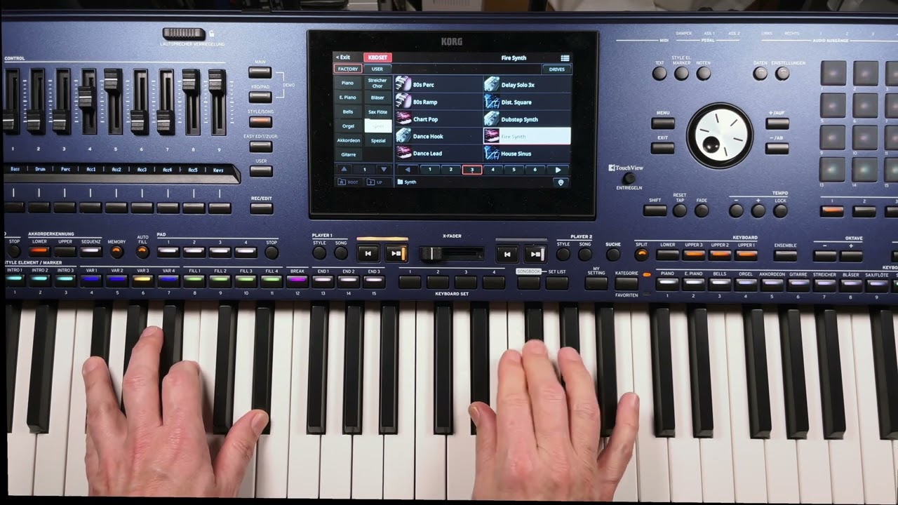 Korg Pa5X Musikant Sound Demo (no talking)