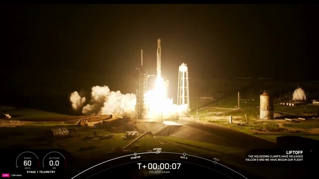 Record-breaking space mission: 4 private citizens launch from Florida's Space Coast
