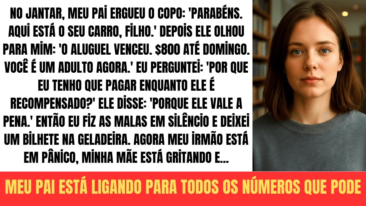 Meu Irmão Ganhou Carro, Eu Ganhei Aluguel: Deixei um Bilhete e Sumi!