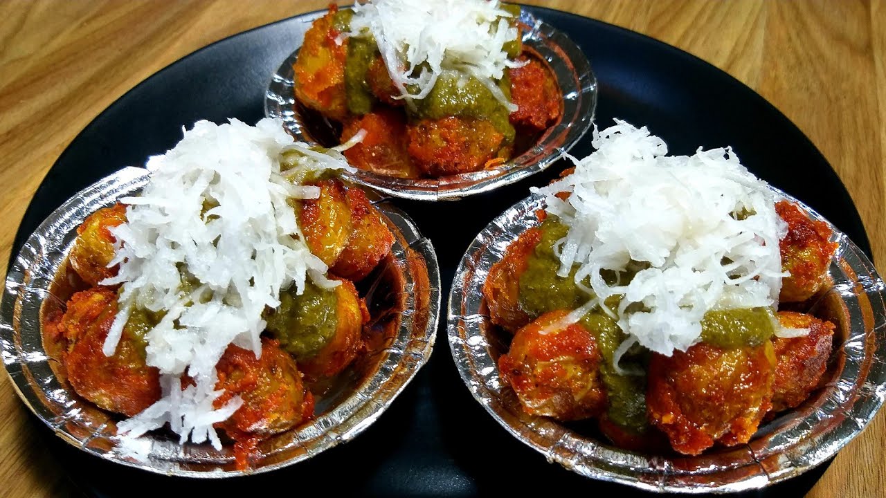 अलीगढ़ की मशहूर चटपटी चाट आलू के बरुले | Aloo Barule Recipe | Aloo Ke Barule | Barule Recipe