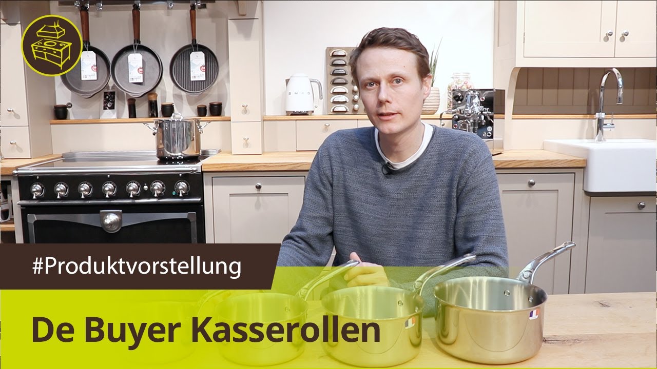 De Buyer Kasserolle in 4 Gr&ouml;&szlig;en