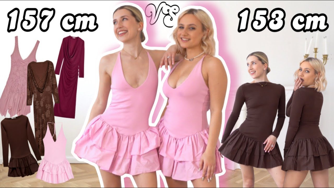 NISKIE DZIEWCZYNY - RÓŻNE SYLWETKI 🌸 MIERZYMY SUKIENKI Z ZARY ❤️‍🔥✨