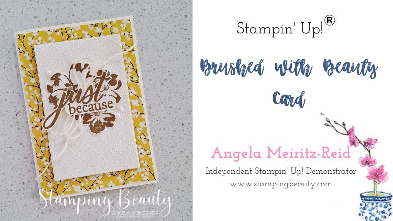 BRUSHED WITH BEAUTY CARD | FACEBOOK LIVE