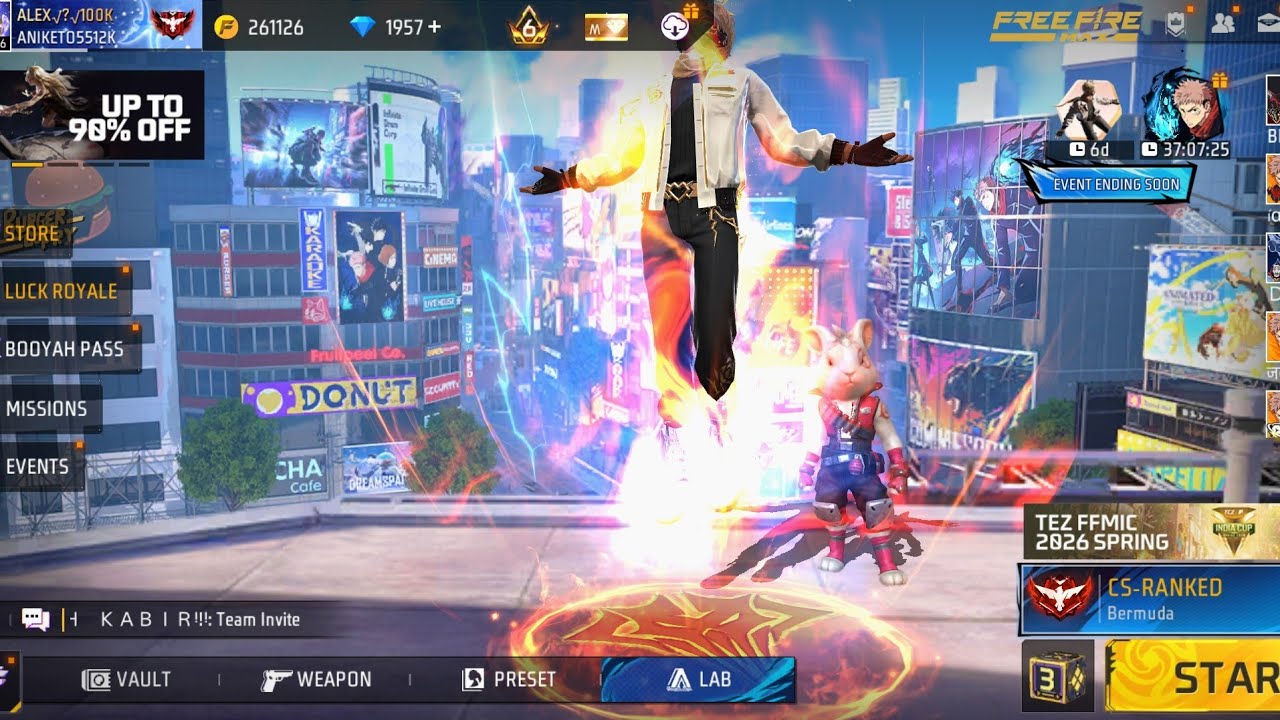 alex 100k100m is live gaming stream Free fire saport kr do yarr 🥹 love you my youtube family 🌹❤️