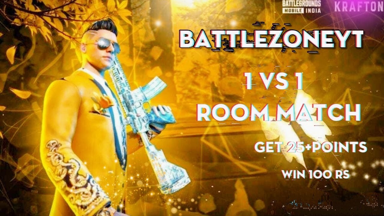TDM 1 VS 1 Price Room Match Price ₹100 #BGMI #BattleZoneYT #room match| [21/04/2022]