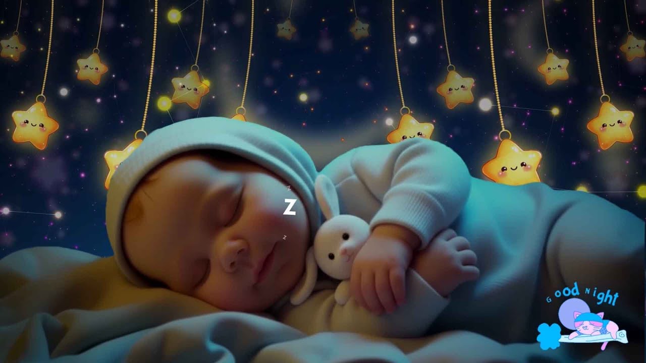 Baby Sleep Music 🎶 Sleep in 3 Minutes 💤 Calm Baby with Mozart & Brahms Lullabies