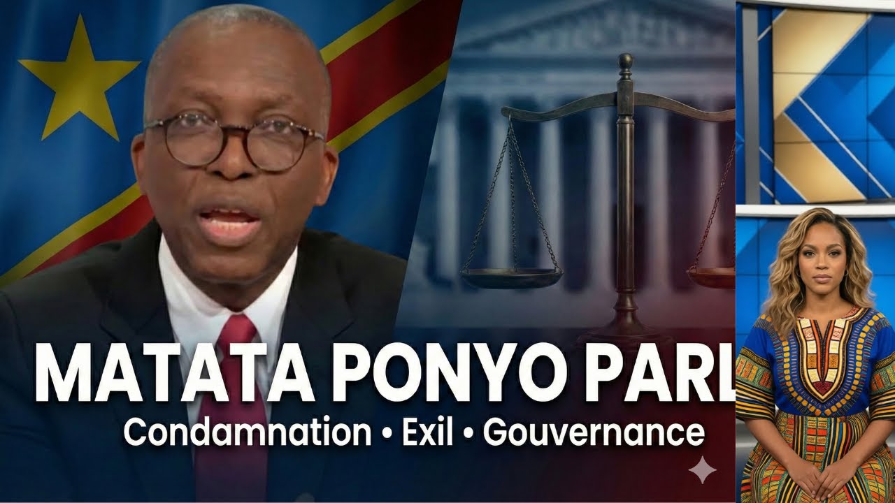 Matata Ponyo s’explique sur sa condamnation, l’exil et la gouvernance en RDC | Interview TV5MONDE