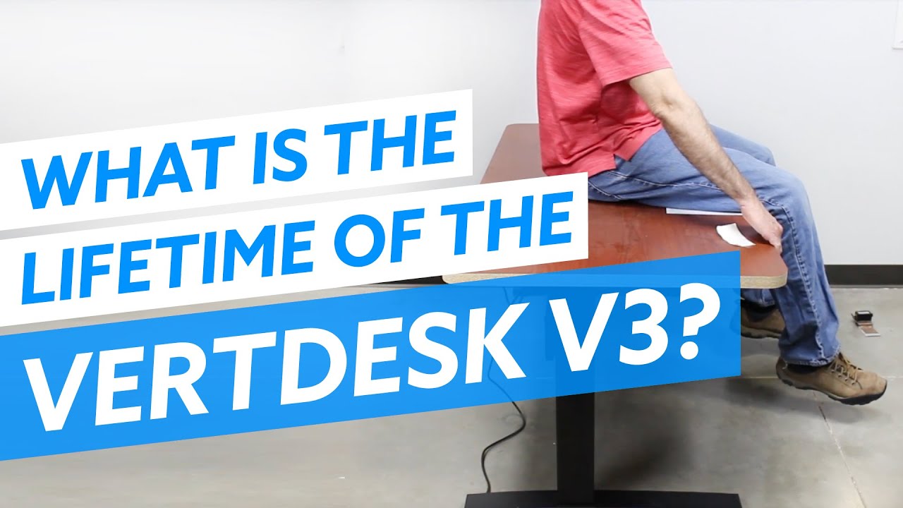 What is the lifetime of the VertDesk v3 Standing Desk?
