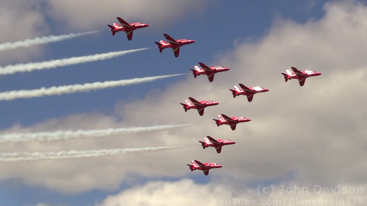2019 New York International Air Show - RAF Red Arrows