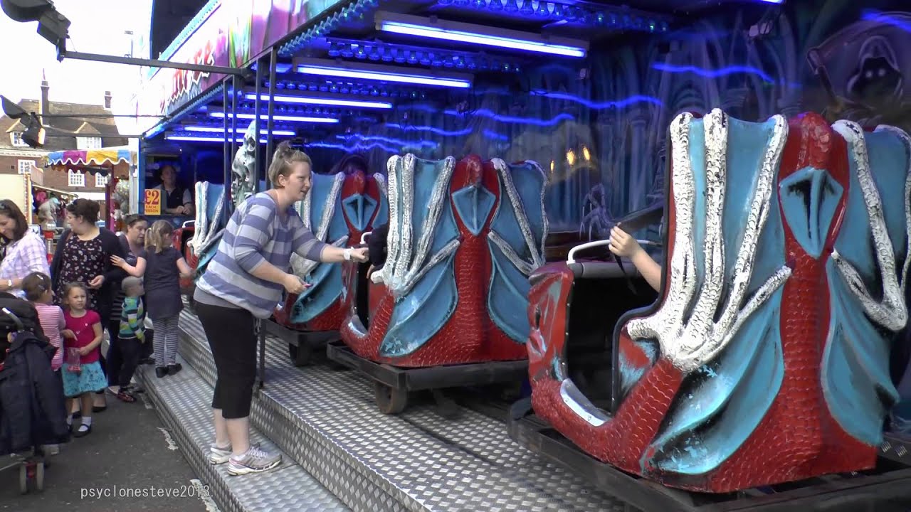 Ghost Train, Nightmare Express at Baldock Fair (Day Time) 2013  !