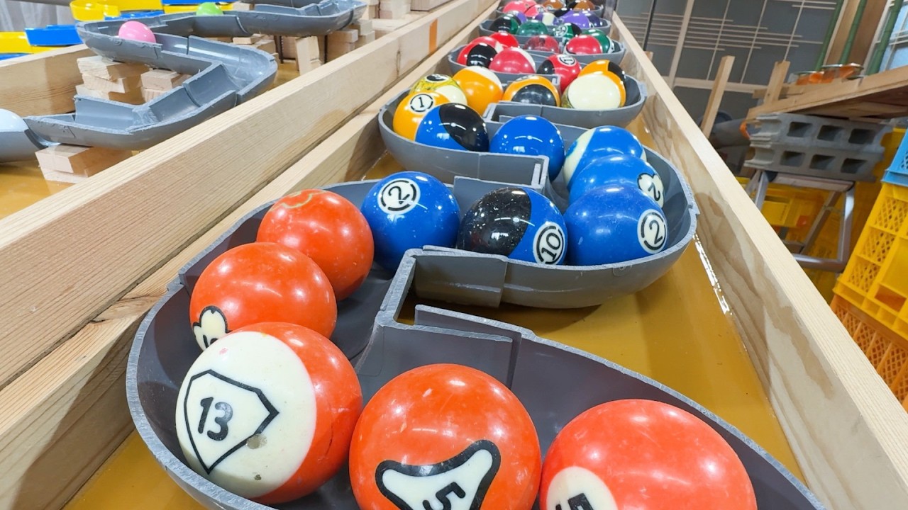 Seven fun marble run courses. Enjoy lots of handmade gimmicks. Vol. 32 #ASMR