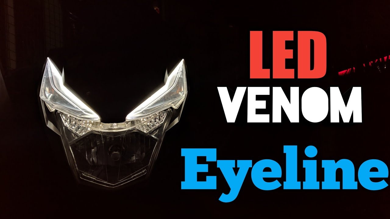 paano mag install ng led eyeline venom style / honda beat fi / diy