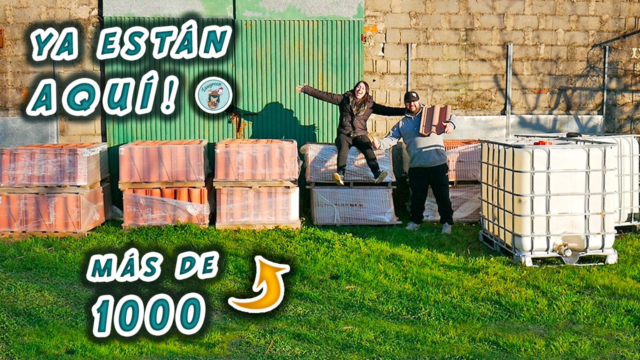 Descargamos un GRAN CAMIÓN de materiales para las CASAS de la NUEVA FINCA! 🏠🚚