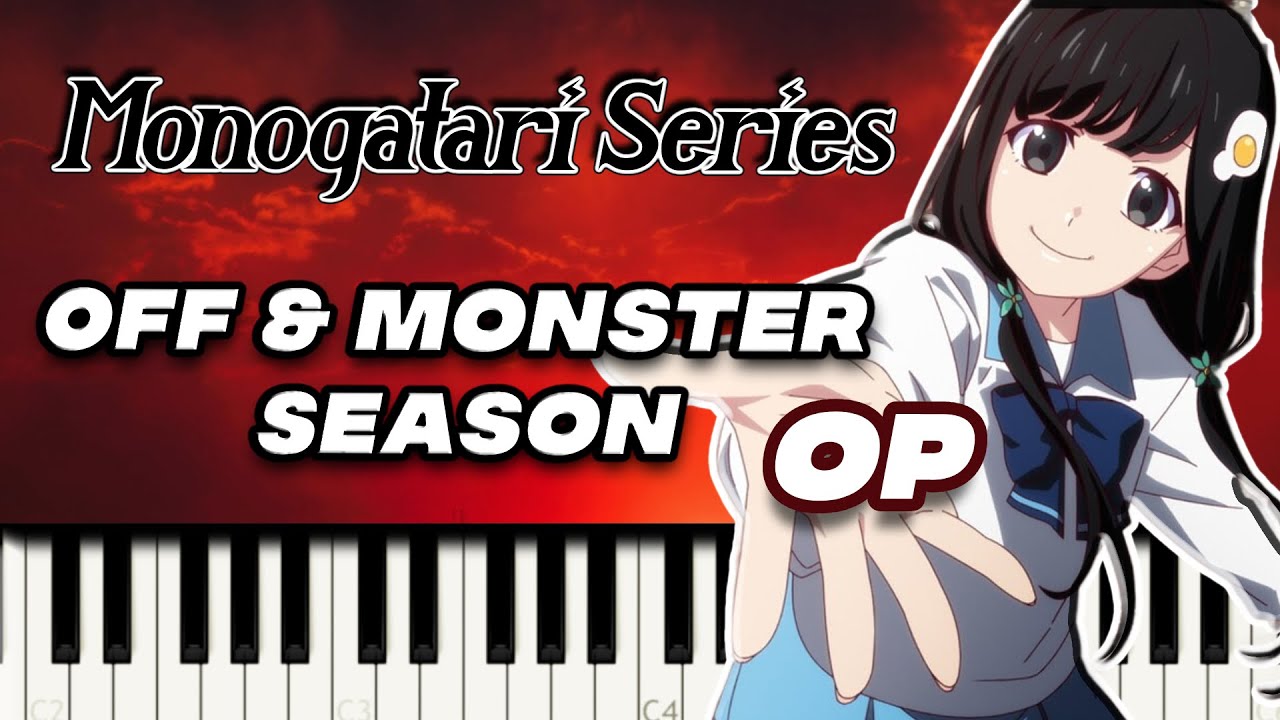 Monogatari Series Off & Monster Season OP: 'caramel ribbon cursetard' | Piano Tutorial & Sheet Music