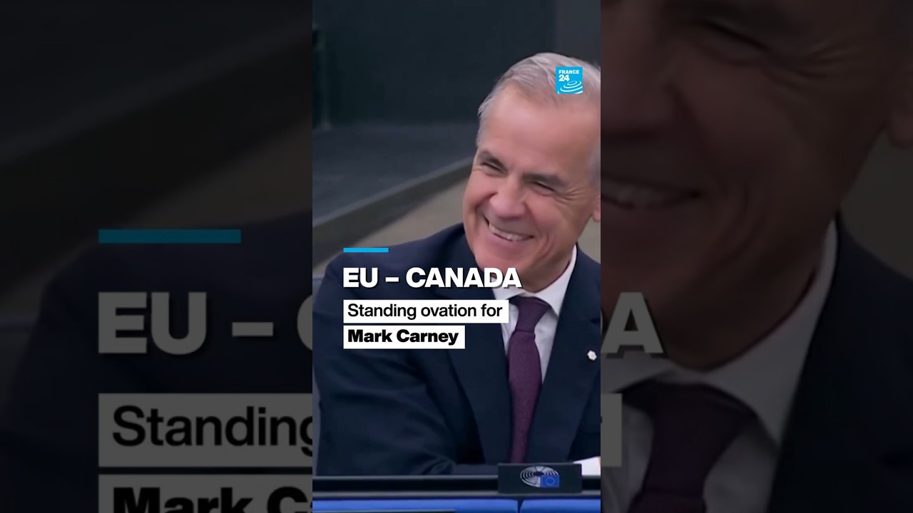 EU &ndash; Canada: Standing ovation for Mark Carney &bull; FRANCE 24 English