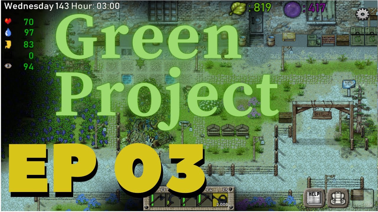 Green Project S03EP03 - Plant a trees, make composter and survive...