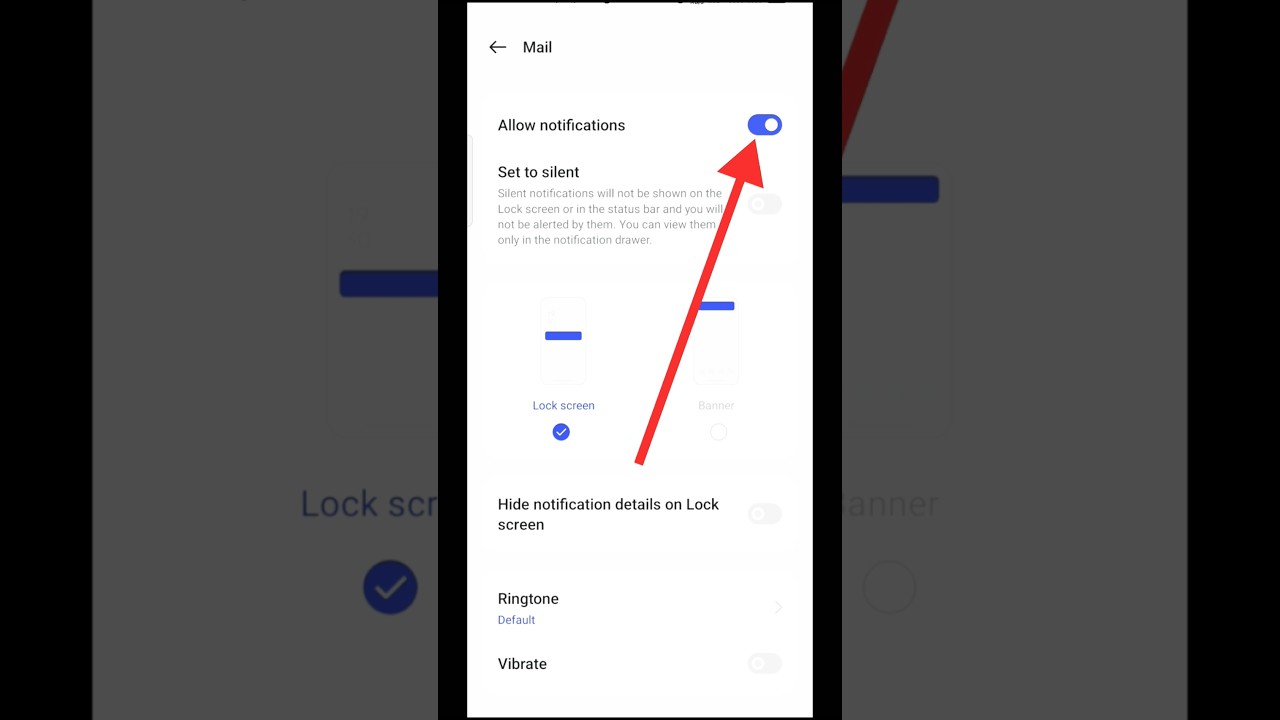 Gmail Notification Not Showing On Home Screen Problem Solve #shorts #youtubeshorts #mobile