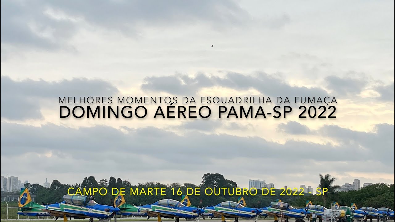 4k Melhores Momentos - Esquadrilha da Fumaça 2022 (Campo de Marte SP)