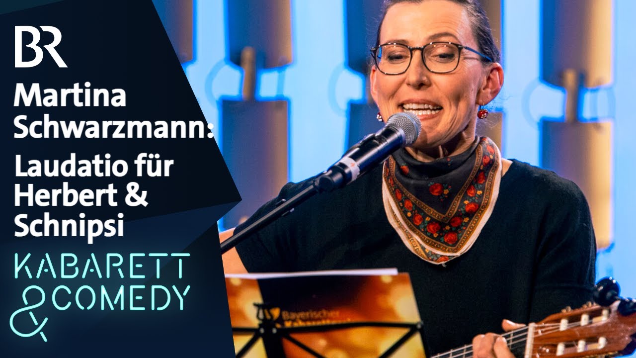 Martina Schwarzmann: Laudatio für Herbert & Schnipsi | Bayerischer Kabarettpreis 2024 | BR