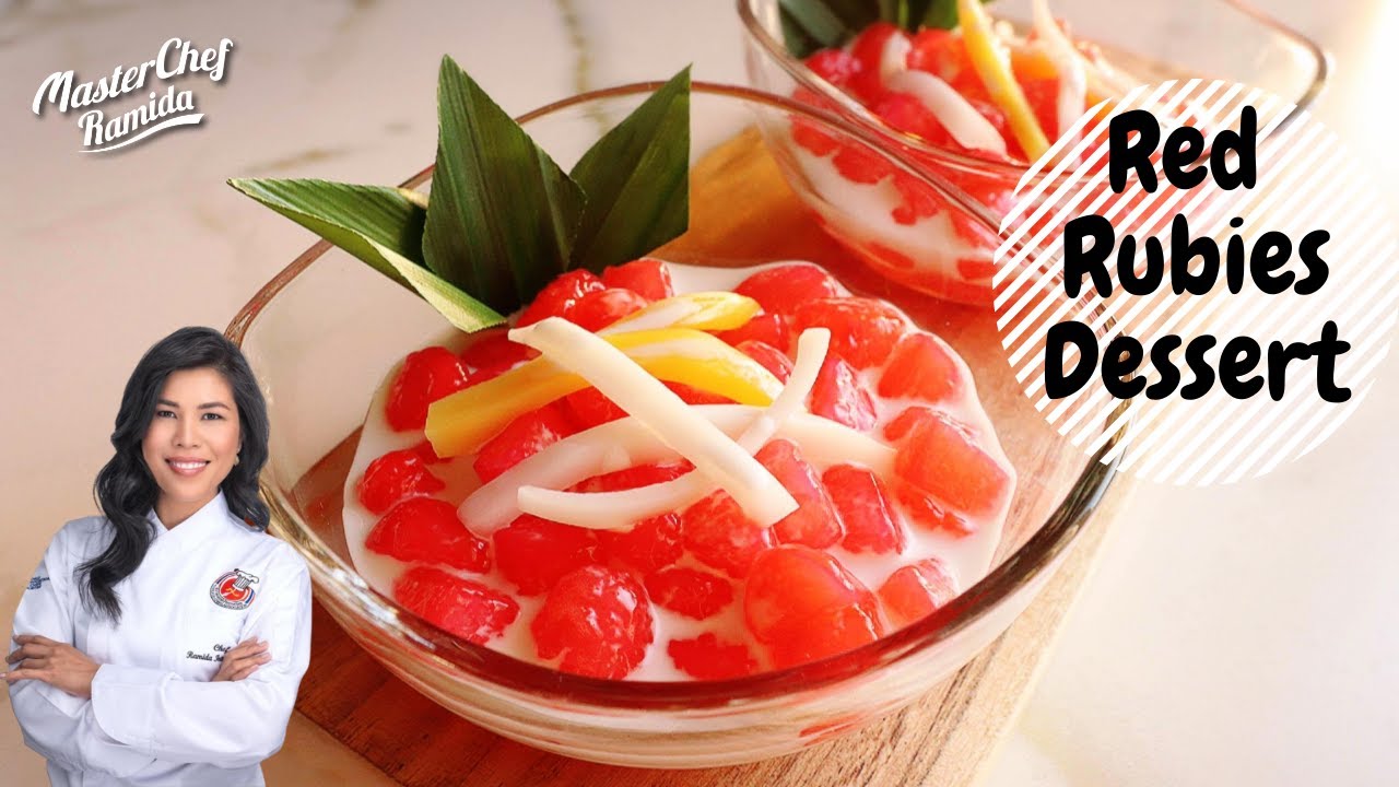 Thai Red Rubies Dessert/ Tub Tim Grob