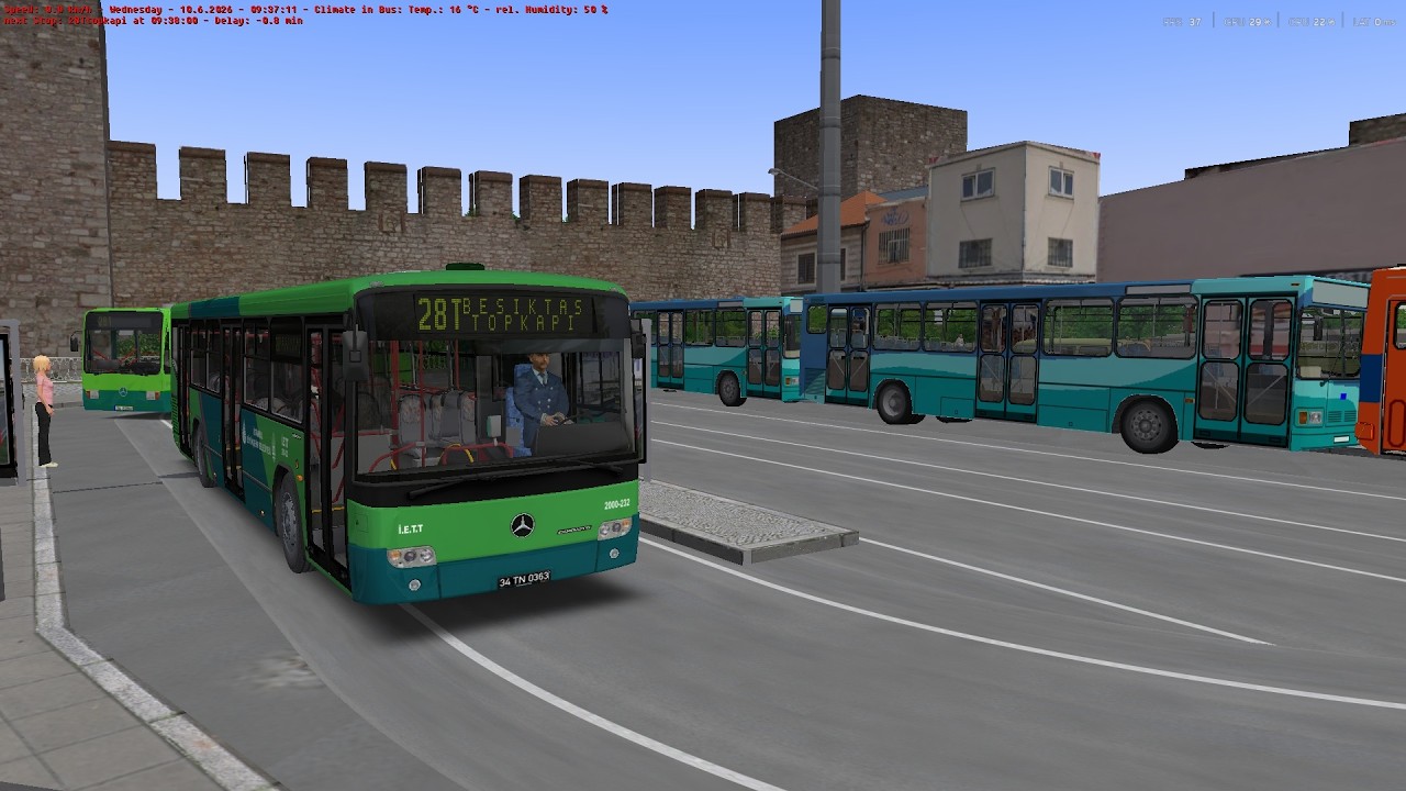 OMSI 2 - İstanbul XS3 - Nostalji Seferi - Mercedes Benz O345 Conecto - 28T