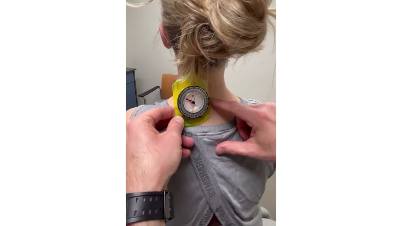 ROM: Thoracic Spine Side Bending/Lateral Flexion Active & Passive Range of Motion