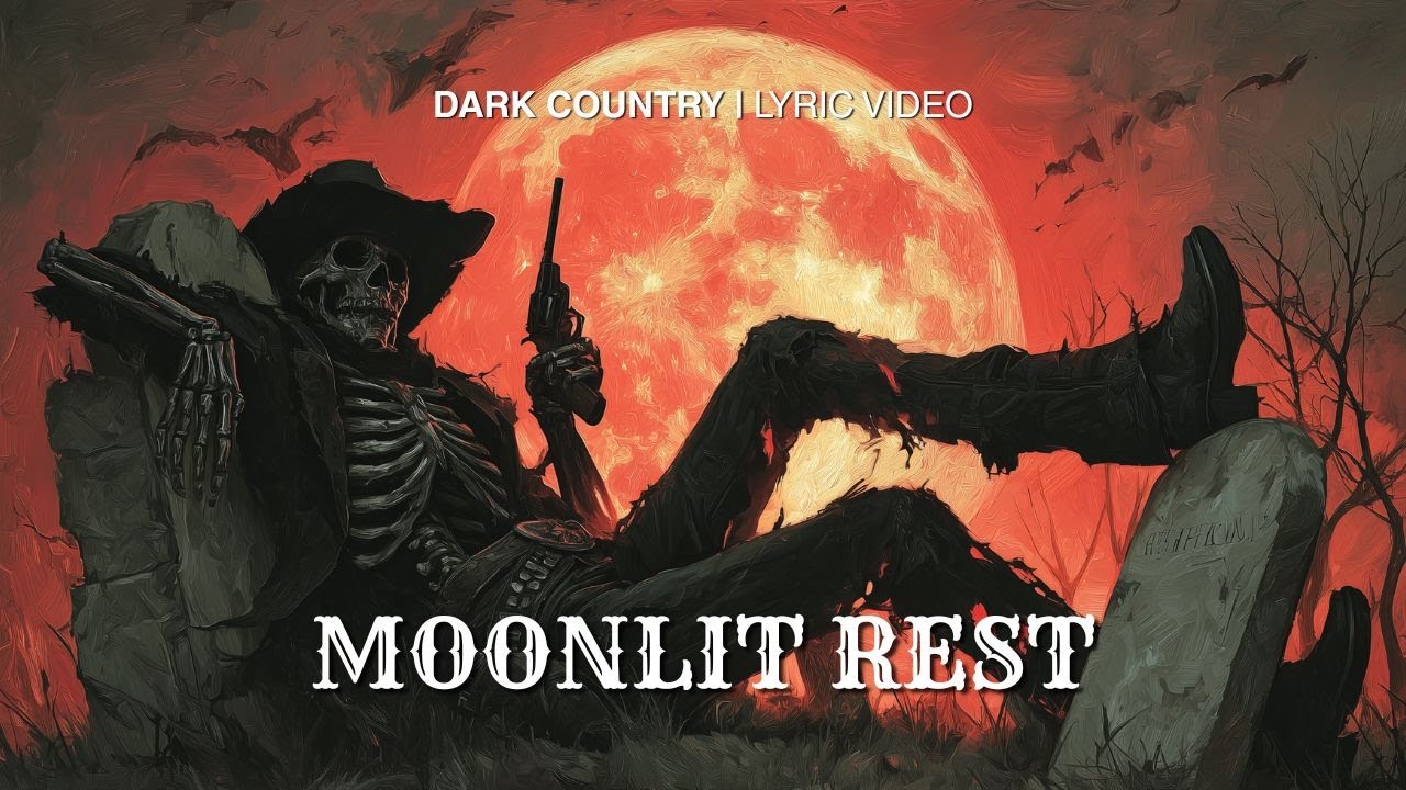 Dark Country Song • Moonlit Rest ✦ Haunting Outlaw Ballad Beneath the Blood Moon