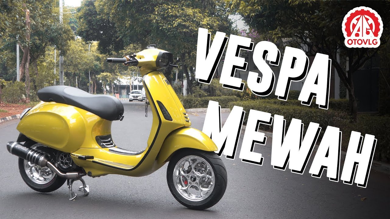 Review Vespa Sprint 150 Modifikasi Mewah