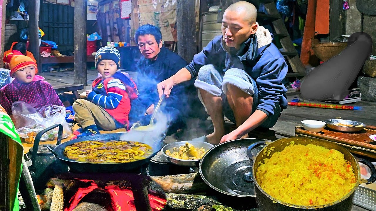 Return to Our Mountain Village - A Cozy Family Dinner After Years Away | Mountain couple