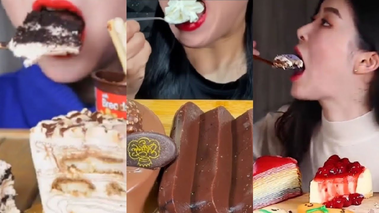 MUKBANGERS LYCHEE, STELLA, FUME || ASMR SWEET DELIGHT COMPILATION 😊