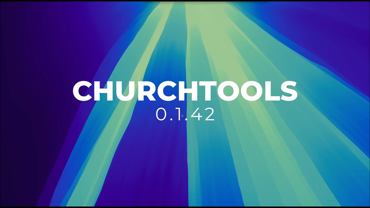 ChurchTools Update 0.1.42