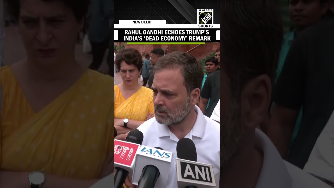 &ldquo;India is dead economy&hellip;&rdquo;, Rahul Gandhi echoes Trump&rsquo;s remarks amid Tariff tirade