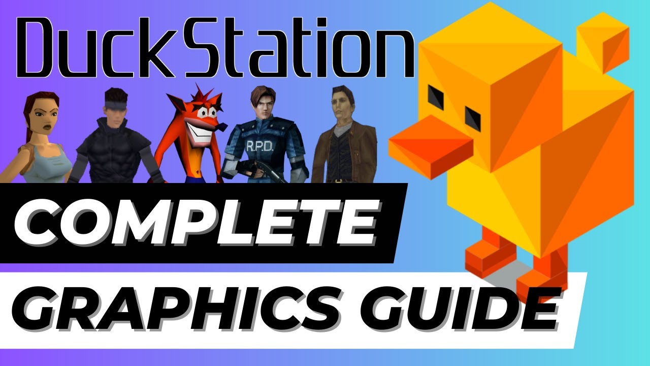 DuckStation NEW Complete Graphics Guide | Best Settings PS1 Tutorial