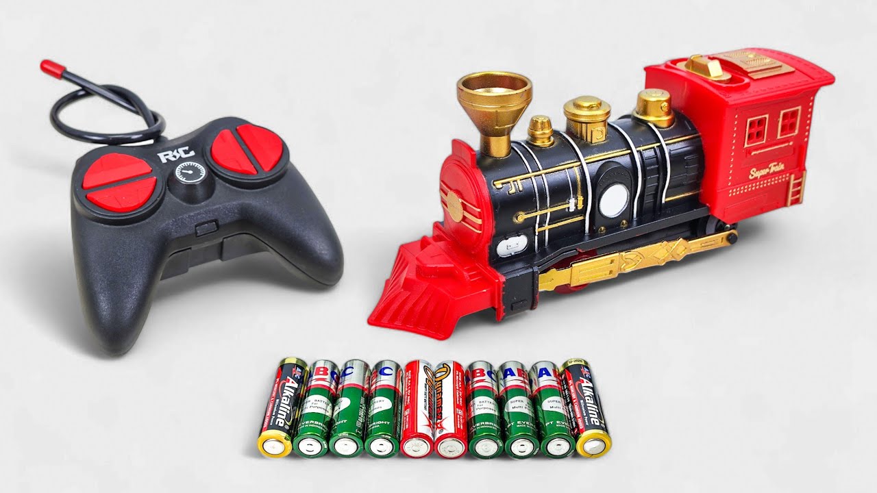 Unboxing Retro Train Classic Series With Some Wagons and Remote Control Police SUV Car