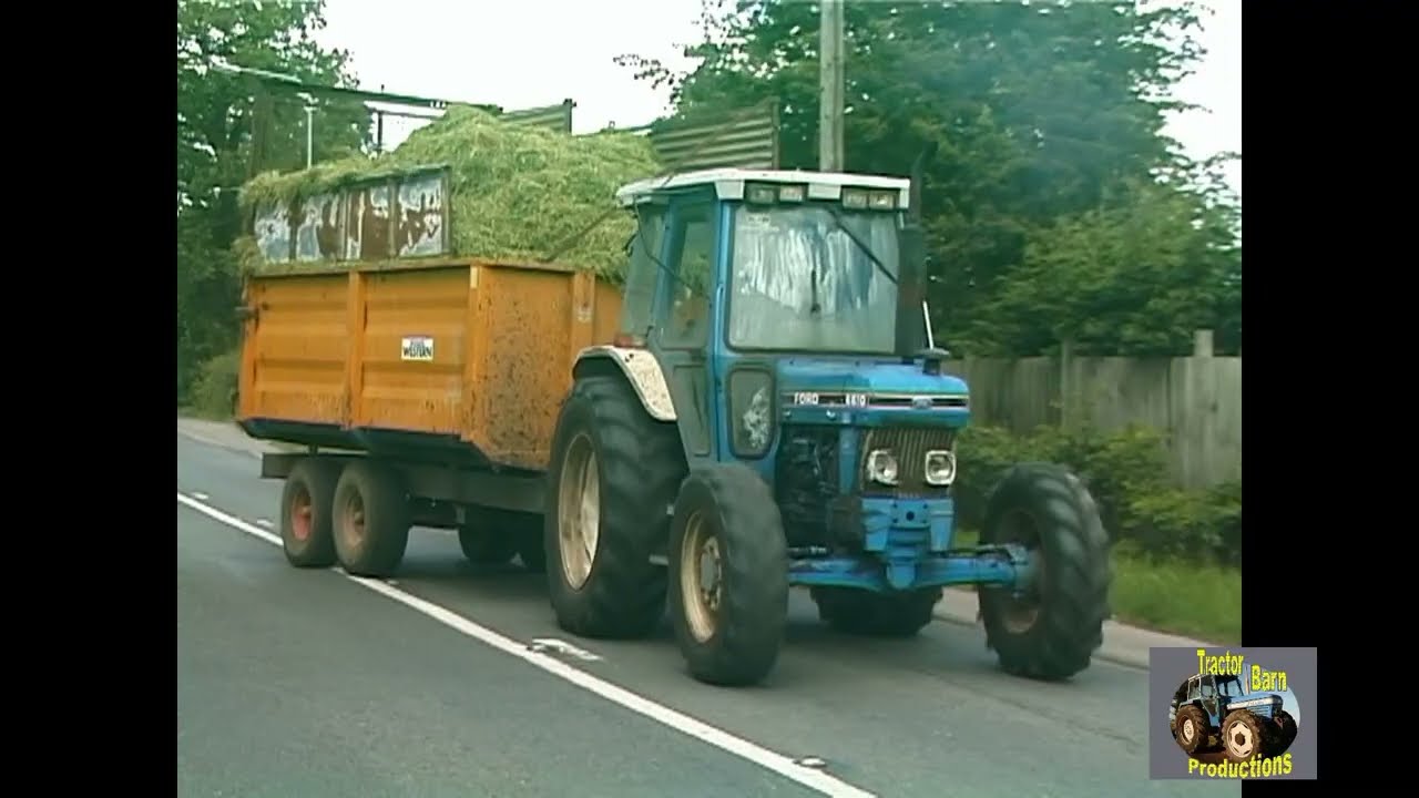 TWO GENERATIONS OF FORD 6610 AND JF FORAGE HARVESTER