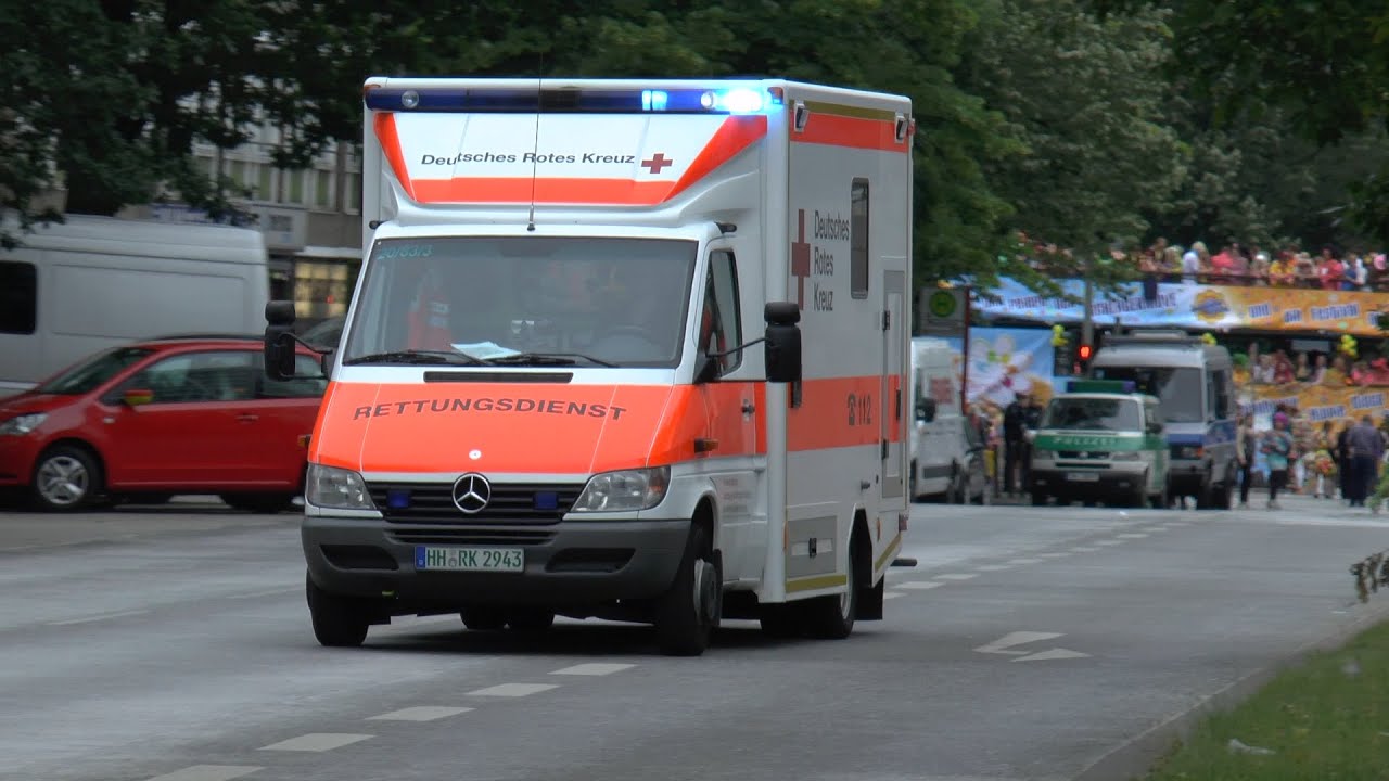 Einsatzfahrten Rettungsdienst DRK Hamburg