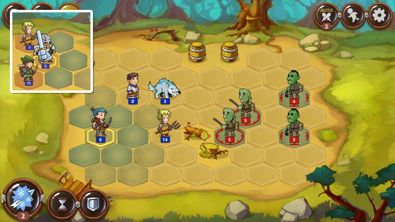 Braveland Heroes - Gameplay Showcase (Android, iOS)