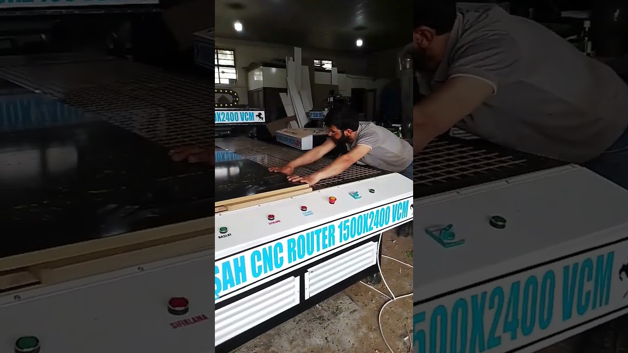 TEKŞAH CNC ROUTER  VAKUM TEZGAHI