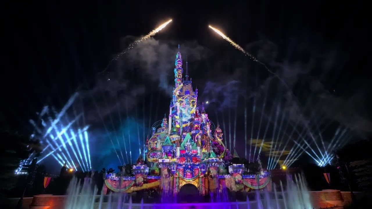 Hong Kong Disneyland “Momentous: Party in the Night Sky!” 《迪士尼星夢光影之旅：星空派對》（VIP area first line )