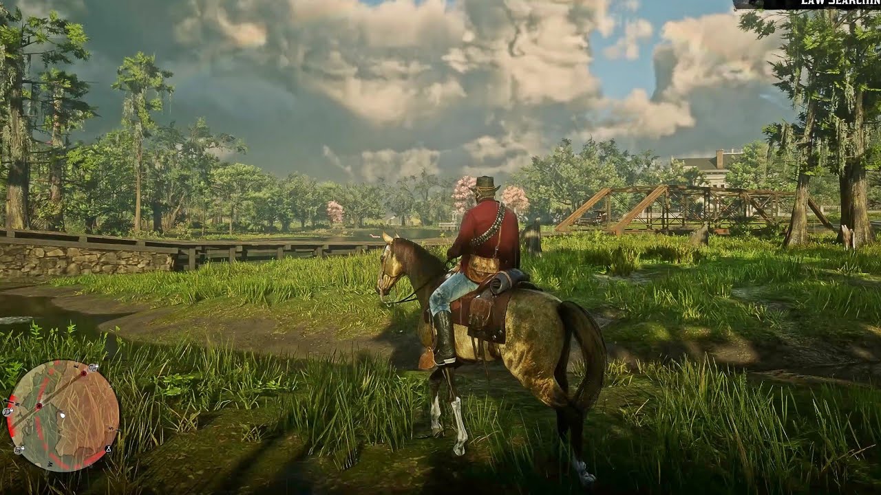 Rdr2 - This has one of the best dynamic weather scenes