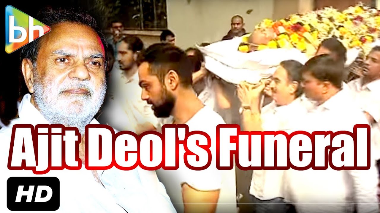Bollywood Bids Final Goodbye To Ajit Singh Deol