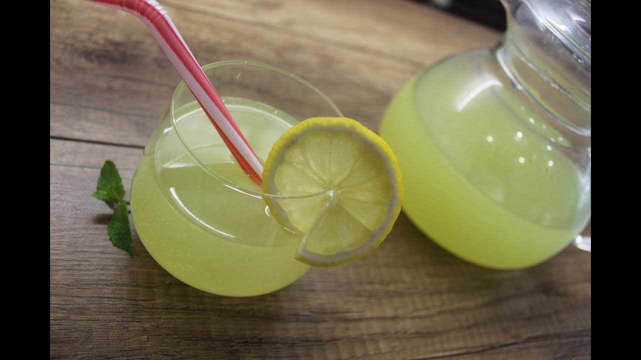 Sadə Limonad Resepti . Limonad Hazırlanması