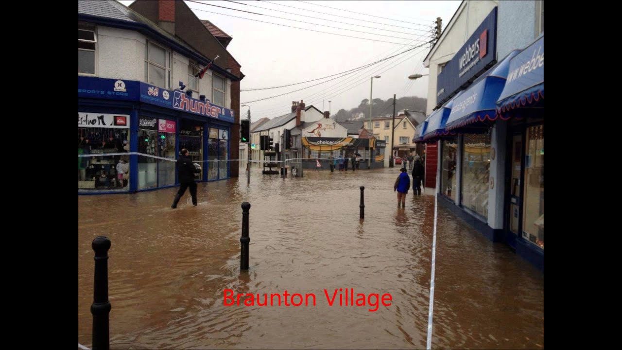 HEAVY FLOODING HITS MY VILLAGE BRAUNTON