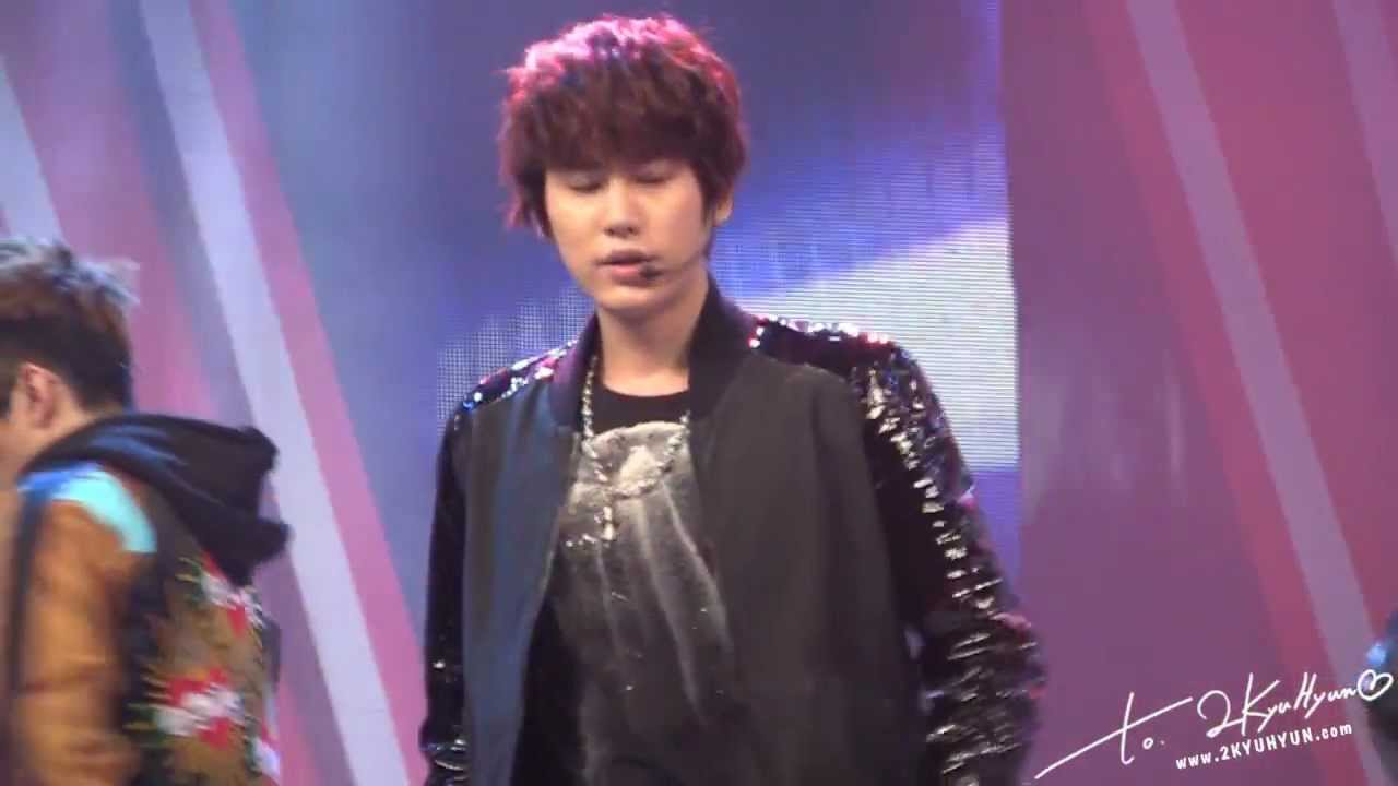 130126 Wuhan Hubei TV Recording - 'Break Down' KYUHYUN Focus
