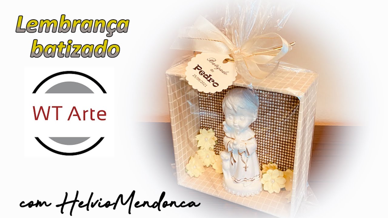 Lembrança de batizado - Faça você mesmo