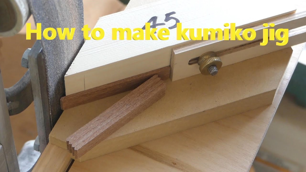 How to make kumiko jig