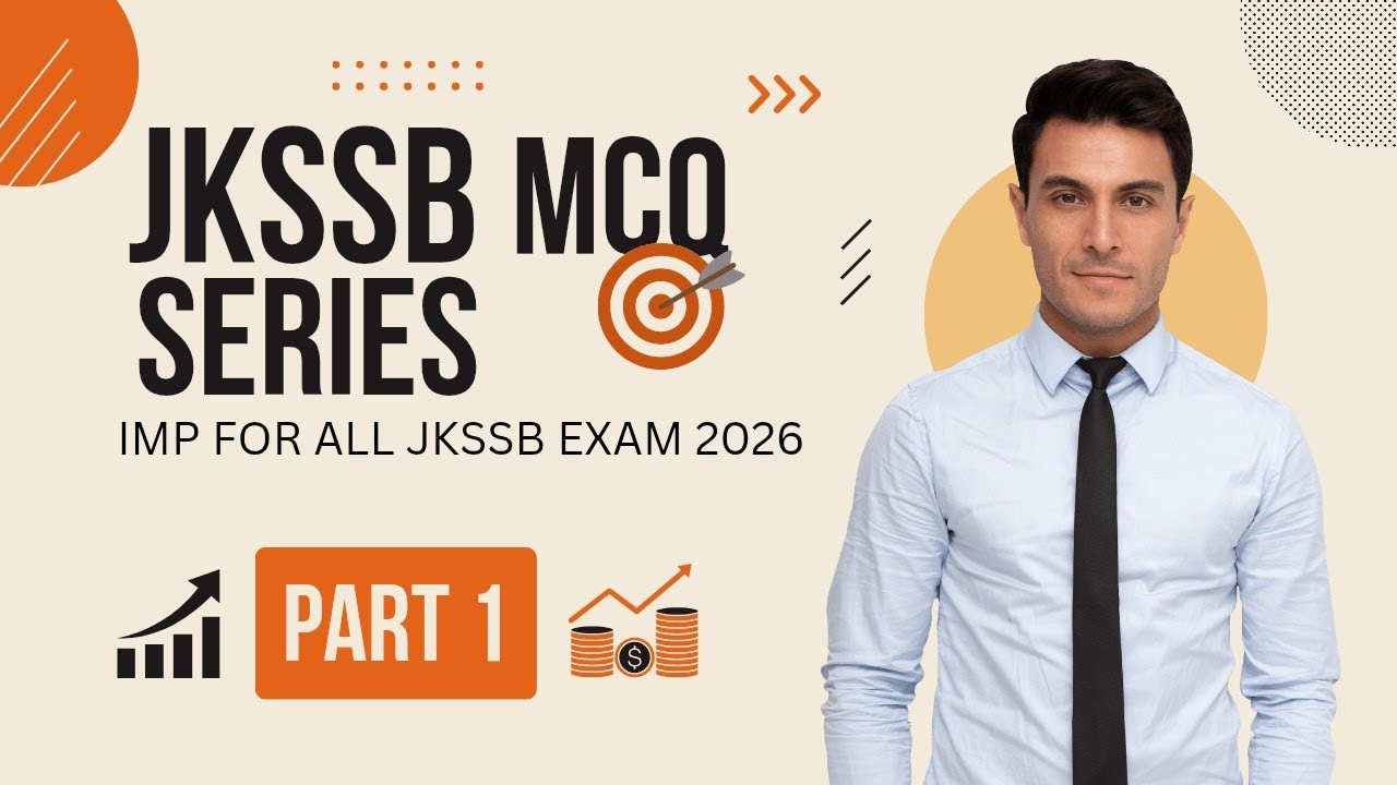 Target JKSSB 2026: (Part 1) Most Repeated J&K GK MCQs | Junior Assistant , Jkpsi , FAA , AHTO | 
